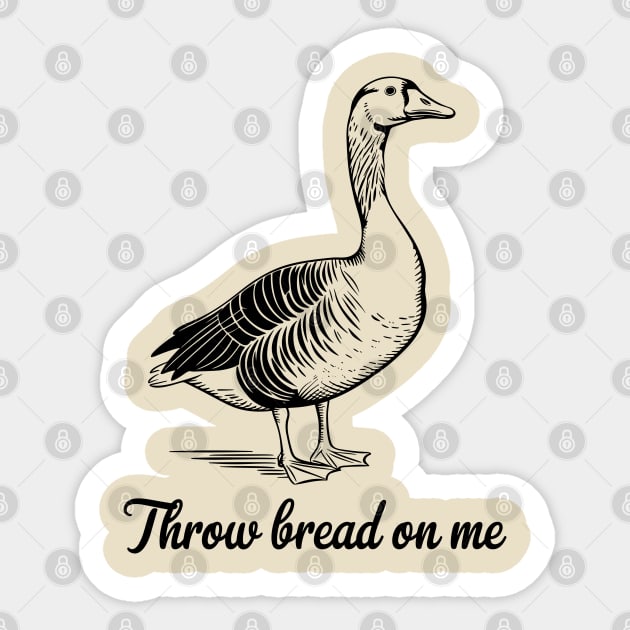 Throw Bread On Me Gadsden Flag Parody Meme Sticker by Anticorporati